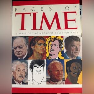 Faces of Time Book 75 Yrs Time Mag Cover Portraits Art Hist Coffee Table Book